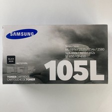 MLT-D105L XAA 105L Original Genuine OEM Samsung High-Yield Toner Cartridge Black picture