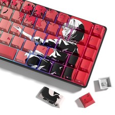 Rainy Japanese Anime Keycaps 129 Keys PBT Cherry Profile Shine Through picture