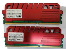 2x Geil GEV38GB1600C10SC 8GB PC3-12800 Desktop Memory Modules picture