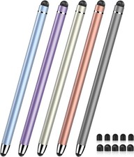 5 Pack Stylus Pen for Touchscreen, 2-in-1 High Sensitivity Universal Tablet Pen picture