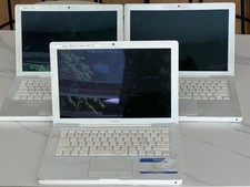 Lot of 5x 2007 2008 2009 Apple MacBook 13 - Power On - No RAM HDD Battery - READ picture