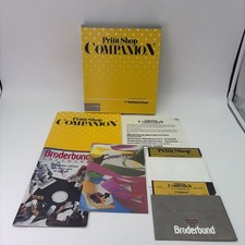 The Print Shop Companion (Commodore 64/128, Broderbund) in Box w Manual picture