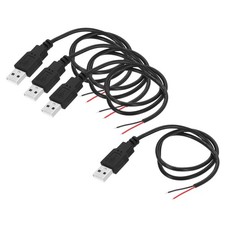 Micro USB Male to 2Pin Bare Wire 24AWG 20