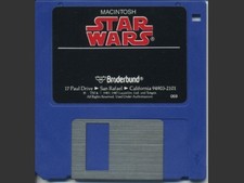 Vintage Macintosh Mac Program Game STAR WARS 800K Disk 512k, Plus, SE, Classic picture