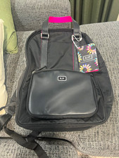 SJP Faux Leather Convertible Backpack RFID Padded 15