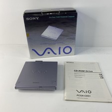 SONY PCGA-CD51 External Portable CD-ROM Drive VAIO Vintage From Japan picture