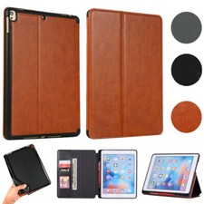 PU Leather Card Wallet Stand For iPad 9th 8th 7th Generation Air Pro Case Cover picture