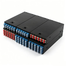 12 24 48 Core Fiber Optic Terminal Box Wall Desktop Splice Box Full Load SC LC F picture
