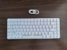 Macally 84-Key Bluetooth Wireless Keyboard with Clear Bottom for Mac (Aluminum) picture