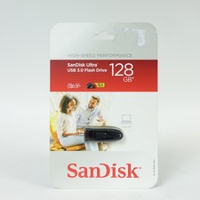 SanDisk 128GB Ultra High Speed USB 3.0 Flash Drive - SDCZ48-128G-A16BJ - New picture