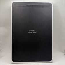 Genuine Apple Leather Sleeve - iPad 10.5” - Black - New picture