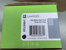 Genuine Lexmark 24B6720 Black Toner Cartridge - Factory Sealed picture