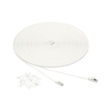 Amazon Basics RJ45 Cat 7 Ethernet Patch Cable, Flat, 600MHz, Snagless, Includes picture