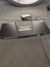 TESmart HKS0402A1U 4-Port Dual Monitor HDMI KVM Switch 4K 60Hz - Tested Working picture