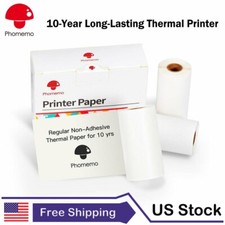 Non-Adhesive Thermal Papers 10-Year Long-Lasting 53mm Labels for Phomemo M02 M03 picture