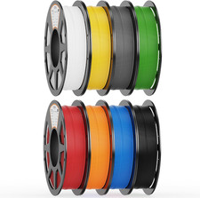 PLA+ Filament 1.75Mm, 250G Starter Color Bundle, 8 Rolls picture