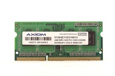Axiom 4GB 1Rx8 PC3-12800 DDR3-1600MHz Laptop Memory P/N: 51264Z11D316813 Tested picture