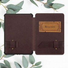 Custom Name Brown Book Retro Case For All-new Kindle 10th Gen Kindle Paperwhite picture
