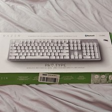 Razer Pro Type White Wireless Mechanical Gaming Keyboard with Box / All pieces picture