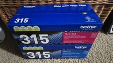 Brother Genuine unopened TN315C/TN315M Laser Toner Cartridges Cyan/Magenta 2 pk picture