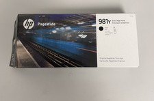 2025 HP 981Y Extra High Yield Black Cartridge  PageWide Enterprise 556 586 09/25 picture