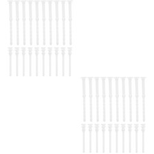 40Pcs White Silicone Rubber Computer Screws Anti Vibration Fan Mounting Kit picture