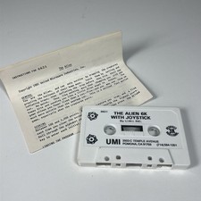The Alien 6K UMI 6621 Commodore VIC-20 Cassette w/ Instructions 1981 Rare picture