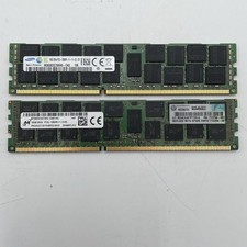 MIXED Lot of 2 16GB DDR3 PC3L-12800R 1600MHz 2Rx4 ECC Registered Server RAM 32GB picture