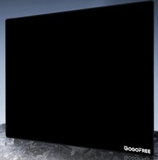 Black Glass Mousepad, Large Tempered Hard 15.7L x 11.8W inches,  picture
