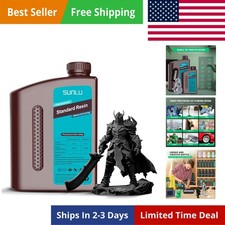 Upgraded 2KG Standard 3D Printer Resin, 405nm UV-Curing Resin LCD/DLP/SLA 3D ... picture