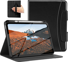 Funda Ipad A16 11Gen 2025 y 10Gen 10 9 pulg porta lapiz cuero soporte bolsillos picture