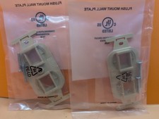 Leviton Almond Snap-In  2-Port Wallplate Insert for Duplex WJ-106-IV (Qty 5) picture
