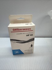 Office Depot HP 45 Black Ink Cartridge Sealed New picture