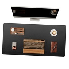 Genuine Leather Desk Mat, 35.4