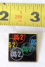 IBM OS/2 Advertising Lapel Pin Vintage New Old Stock picture