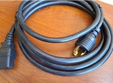 Yung Li E152635 Heavy Duty Power Cord-10ft, 12AWG, 20A/250V, NEMA L6-20P to YC18 picture