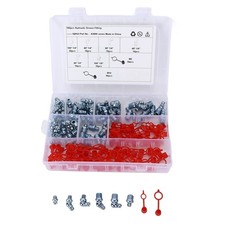 Grease Zerk, 160PCS/Set 6 Sizes British System Lubrication Fitting Hex Grease... picture