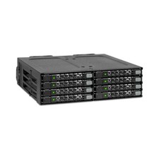 ICY DOCK Full Metal 8 x 2.5 SAS/SATA HDD/SSD Moblie Rack Enclosure for 5.25
