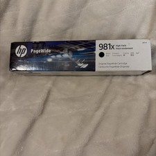 HP 981A Black Pigment Cartridge Exp 12/25 picture