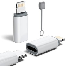 YFMaiQi MFi Certified USB C to Lightning Adapter 2 Pack,27W Fast White picture