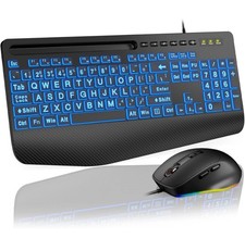 SABLUTE KM21Pro Wired Keyboard Mouse Combo picture