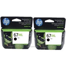 2pcs HP 67XXL Black Ink Cartridges picture