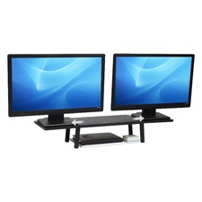 Mind Reader Extendable Monitor Stand, Adjustable Desktop Riser for Dual Monitors picture
