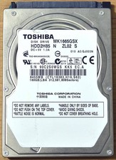 TOSHIBA MK1665GSX [160GB 2.5-inch 9.5mm SATA HDD 2009 manufacture, used 20671H ( picture