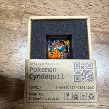 S-CRAFT CYNDAQUIL ARTISAN POKEMON KEYCAP (CHERRY MX) SCRAFT *BRAND NEW* picture