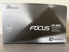 Seasonic Focus PX-850, 850W 80+ Platinum Full-Modular, Hybrid Silent Fan Control picture