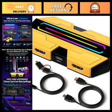 4K HDMI Video Capture Card for Streaming, 60Hz 1440P 144Hz, USB-C, PS5, Xbox, OB picture