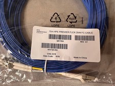 NEW HP QK735A Premier Flex LC/LC Multi-mode OM4 2 Fiber 15m Cable picture