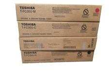Genuine Toshiba KCMY Toner Set (TFCU30) picture