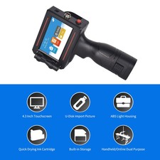 Handheld Portable Inkjet Printer 43 Inch Touchscreen Quick Dry Ink For Label picture